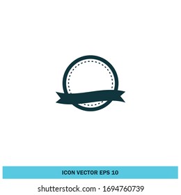 ribbon seal icon winner symbol logo template  design element eps 10