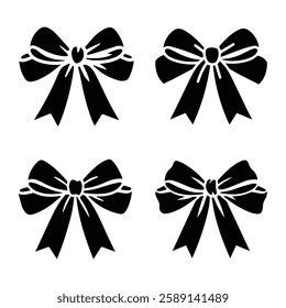 Ribbon Set icon. Simple illustration of ribbon vector icon for web design