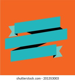 ribbon set,flat design