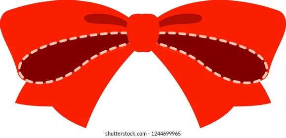 ribbon shaped like a butterfly