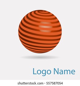 Ribbon sphere.