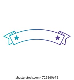ribbon with stars frame