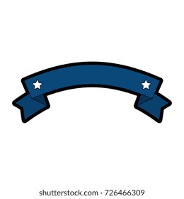ribbon with stars frame