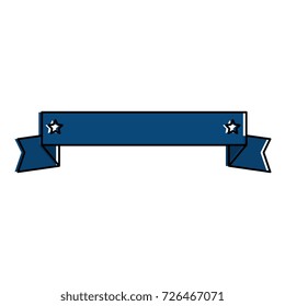 ribbon with stars frame