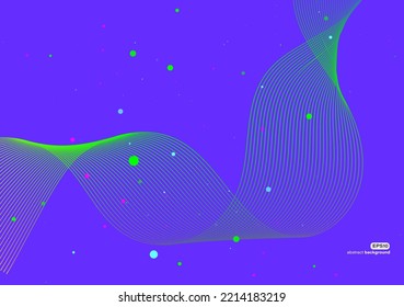 ribbon striped with particle star space technology exploration background for advertisement brochure template banner website cover product package design presentation orgnic product label vector eps.