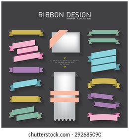 ribbon and tag design.