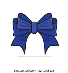 ribbon, tape, blue ribbon, blue tape vector icon design illustration 