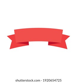 diseño de ilustración vectorial de icono rojo con marco de cinta de cinta de cinta