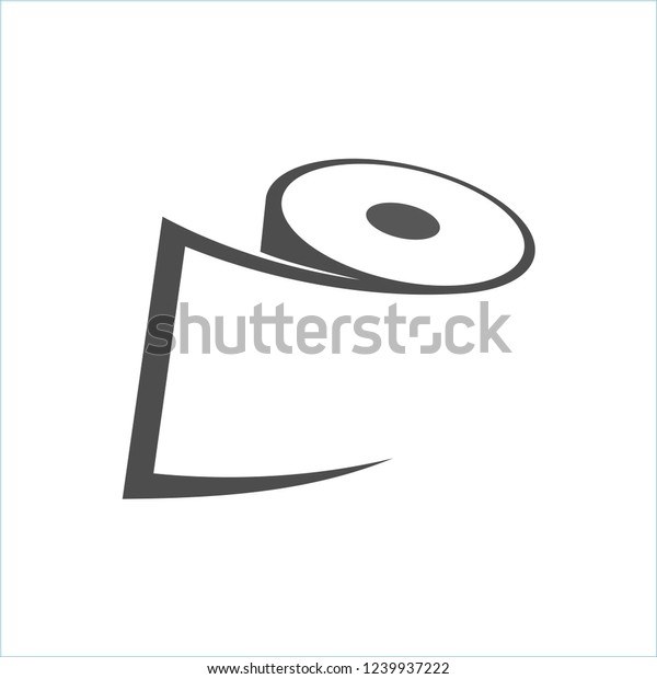 logo ribbon on a roll