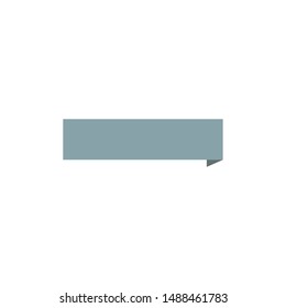 Ribbon, text frame, empty decorated for multiple uses isoalted on white background EPS Vector