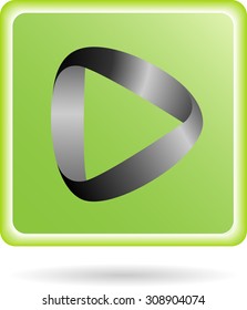  ribbon, triangle symbol, vector