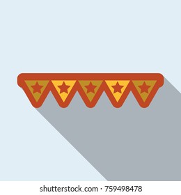 Ribbon with triangles