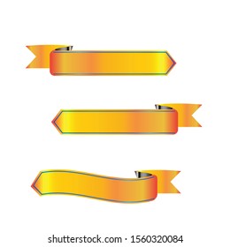 Ribbon Vector Design For Elegant Concept Template