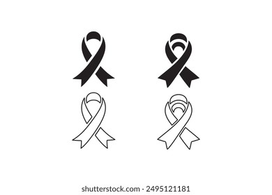 Ribbon vector design health ribbon vector design