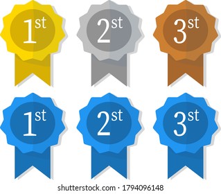 Ribbon vector design icon badge