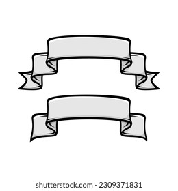 ribbon vector design on white background