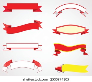 ribbon vector eps free download