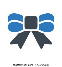 ribbon vector glyph color icon 