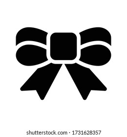 ribbon vector glyph flat icon 