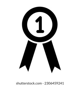 Ribbon Vector Glyph Icon For Personal And Commercial Use.
