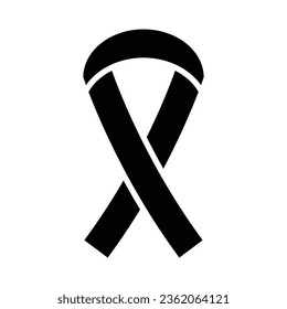 Ribbon Vector Glyph Icon For Personal And Commercial Use.
