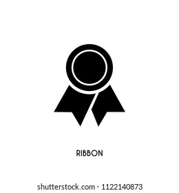 Ribbon vector icon