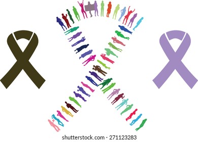 Ribbon Vector Icon