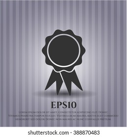 Ribbon vector icon