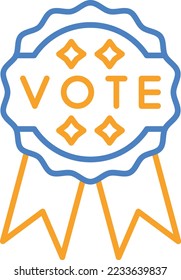 Ribbon vector icon. Can be used for printing, mobile and web applications.