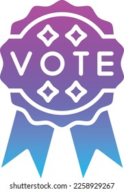 Ribbon vector icon. Can be used for printing, mobile and web applications.