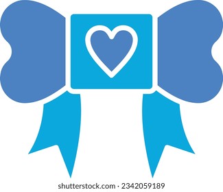 Ribbon vector icon. Can be used for printing, mobile and web applications.