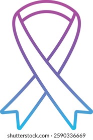 Ribbon vector icon. Can be used for printing, mobile and web applications.