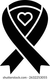 Ribbon vector icon. Can be used for printing, mobile and web applications.