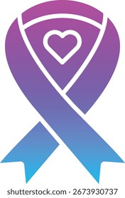 Ribbon vector icon. Can be used for printing, mobile and web applications.