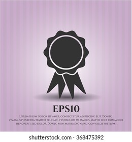 Ribbon vector icon or symbol