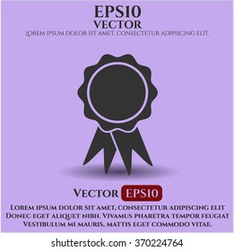 Ribbon vector icon or symbol