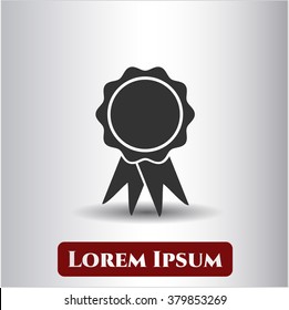 Ribbon vector icon or symbol