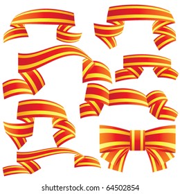 Ribbon. Vector illustration.
