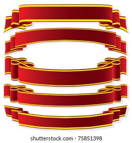 Ribbon. Vector illustration.