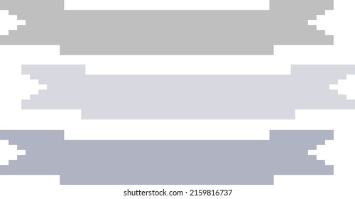 Ribbon vector for illustration designed games or banner