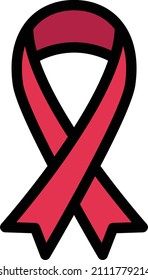 ribbon Vector illustration on a transparent background. Premium quality symbols. Stroke vector icon for concept and graphic design.