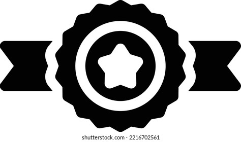 ilustración del vector de cinta en un fondo transparente. Símbolos de calidad superior. Iconos vectoriales de glifos para diseño de conceptos y gráficos.