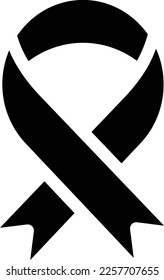 ribbon  Vector illustration on a transparent background. Premium quality symmbols. Glyphs vector icons for concept and graphic design. 
