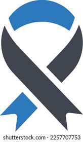 ilustración del vector de cinta en un fondo transparente. Símbolos de calidad superior. Iconos vectoriales de glifos para diseño de conceptos y gráficos. 
