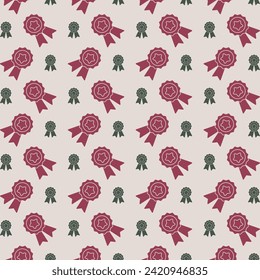 Ribbon vector Illustration repeating trendy cute pattern colorful paper print
