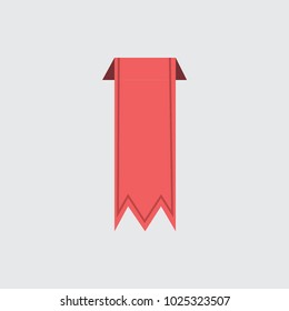 Ribbon vector illustration. You can use web app and other. 
