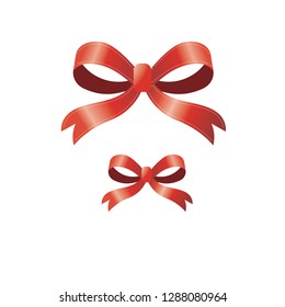 Ribbon vector illustration.Modern style