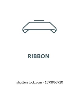 Ribbon  vector line icon, linear concept, outline sign, symbol