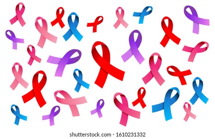 ribbon vector on white background