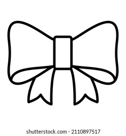 Icono De Contorno De Vector De Cinta Aislado En Fondo Blanco
